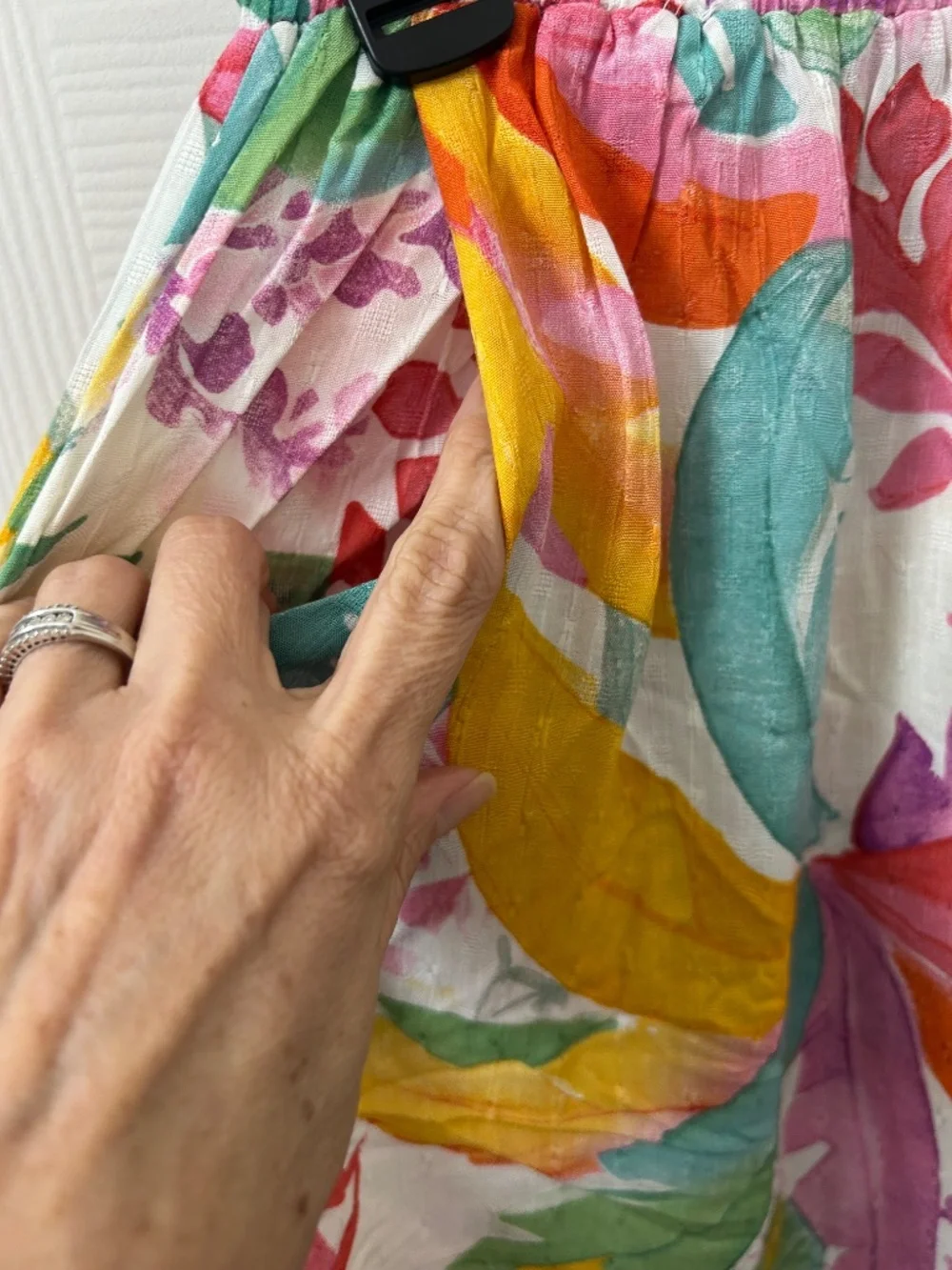 Rachel Roy Floral Rayon Pants - Picture 3 of 6